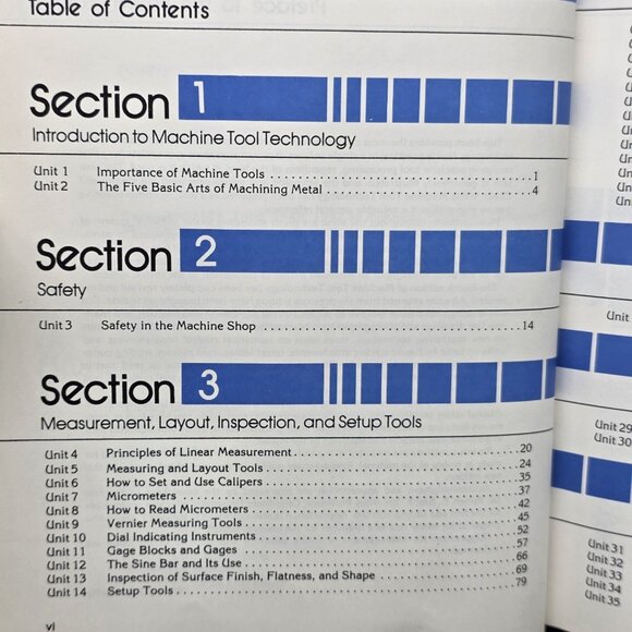 1979 MACHINE TOOL TECHNOLOGY McCarthy Repp McKnight Publish 4th Ed HC Metalwork - Picture 5 of 16